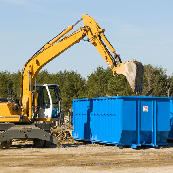 can i rent a residential dumpster for a construction project in Castleford ID